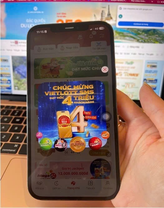 Kênh phân phối xổ số qua điện thoại của Vietlott cán mốc 4 triệu tài khoản đăng ký - 1