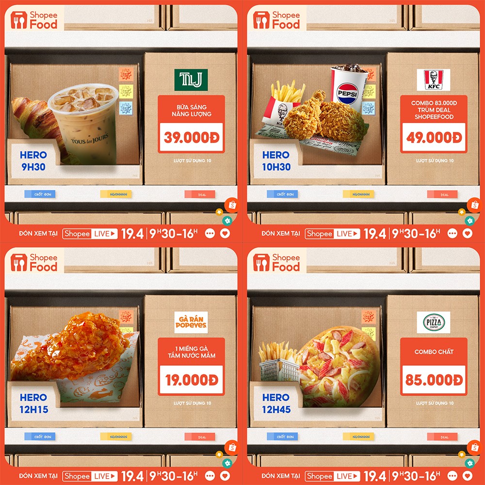 Nằm lòng ngay cách săn deal ăn ngon, giá hời qua Trùm Deal Lên Live của ShopeeFood - 1