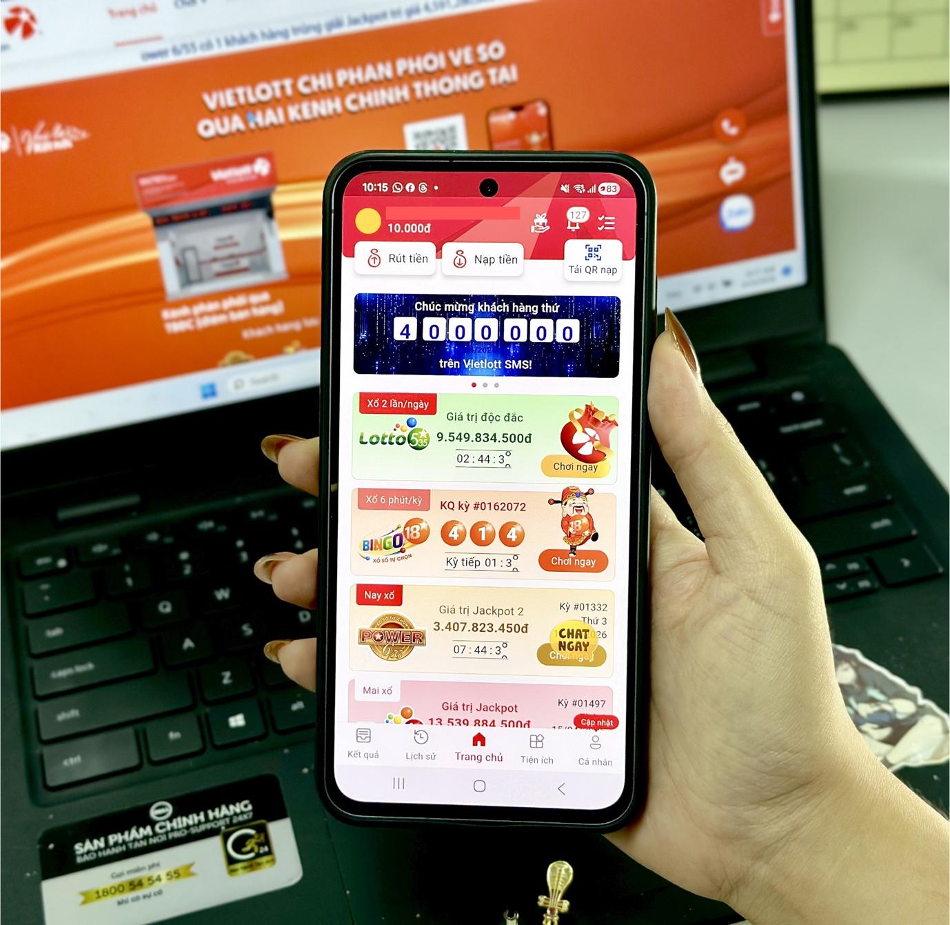 Bắt nhịp lối sống không tiền mặt: 4 triệu người chọn giải trí có thưởng qua Vietlott SMS - 1