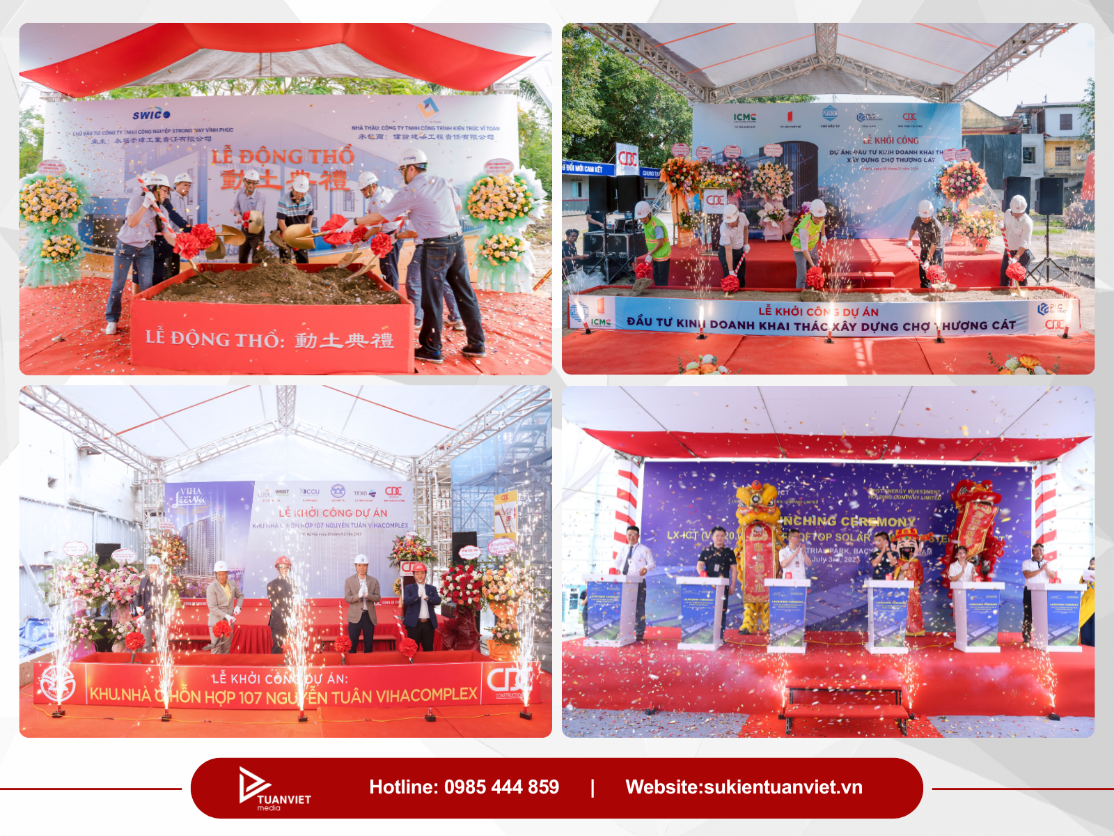 Dịch vụ tổ chức lễ khởi công, động thổ trọn gói - Tuấn Việt Media - 1