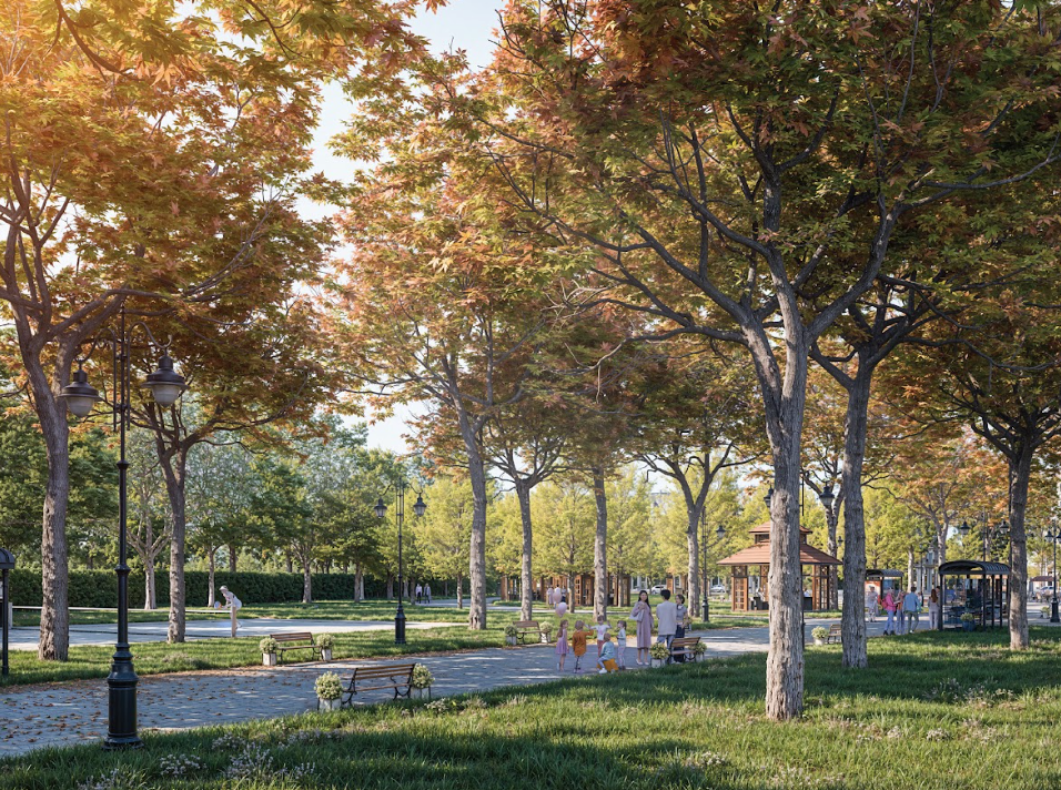 Bất ngờ một dự án hàng hiệu gần kề Tây Thăng Long kế cận tới 4 công viên hơn 200ha - 4