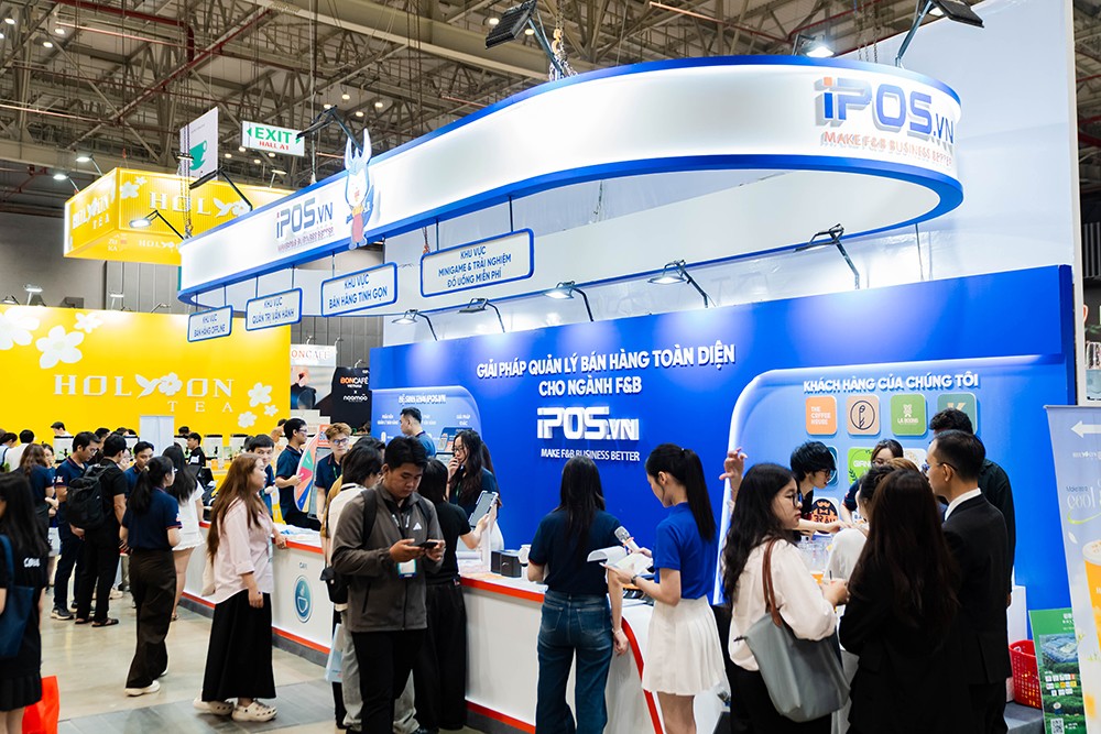 Holyon Tea bắt tay iPOS.vn kiến tạo hành trình trải nghiệm trọn vẹn từ công nghệ đến hương vị tại Cafe Show 2026 - 1