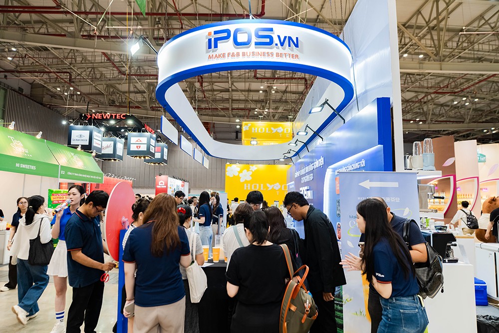Holyon Tea bắt tay iPOS.vn kiến tạo hành trình trải nghiệm trọn vẹn từ công nghệ đến hương vị tại Cafe Show 2026 - 3