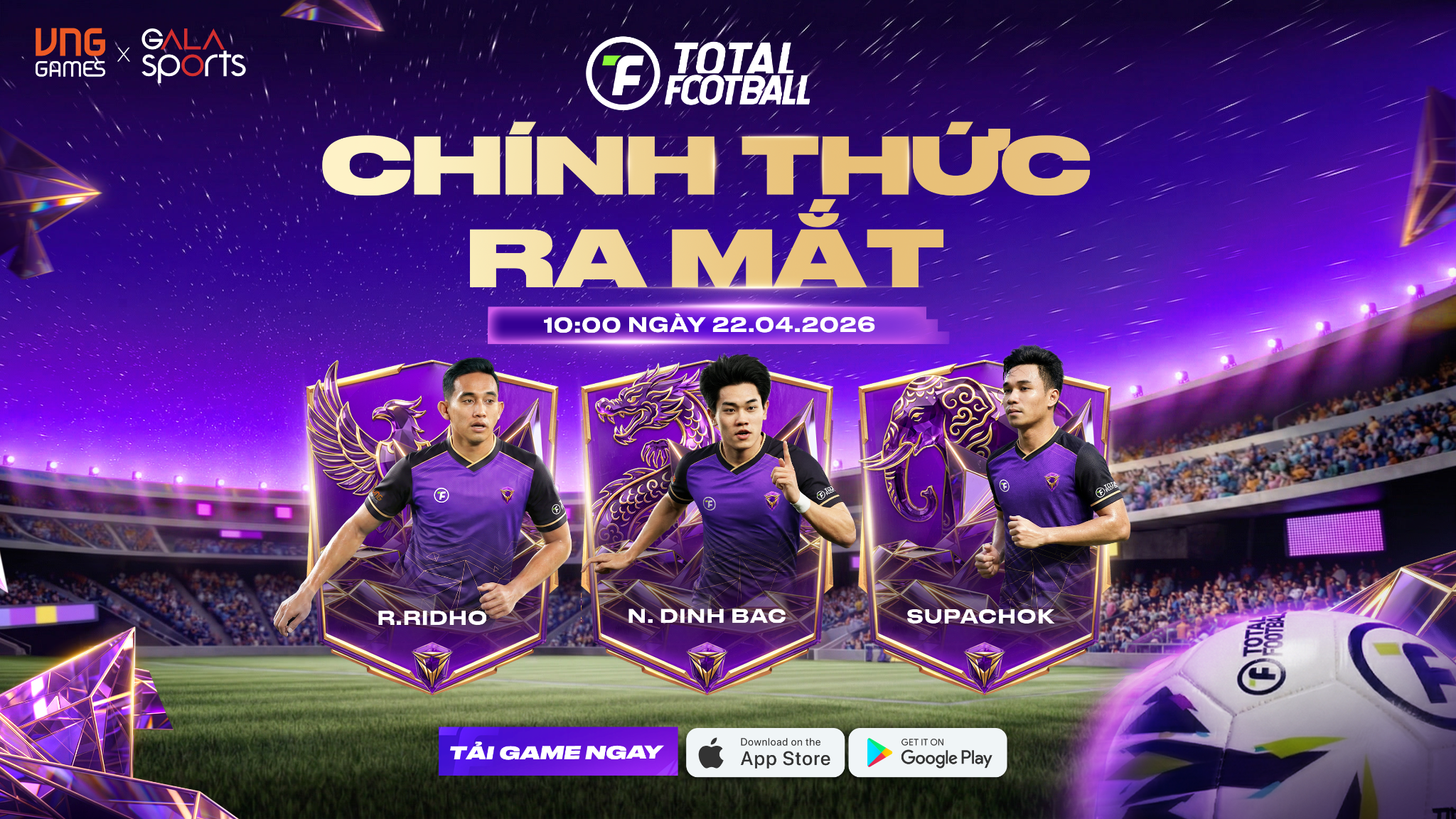 Total Football VNG chính thức ra mắt cộng đồng Game thủ Đông Nam Á - 1