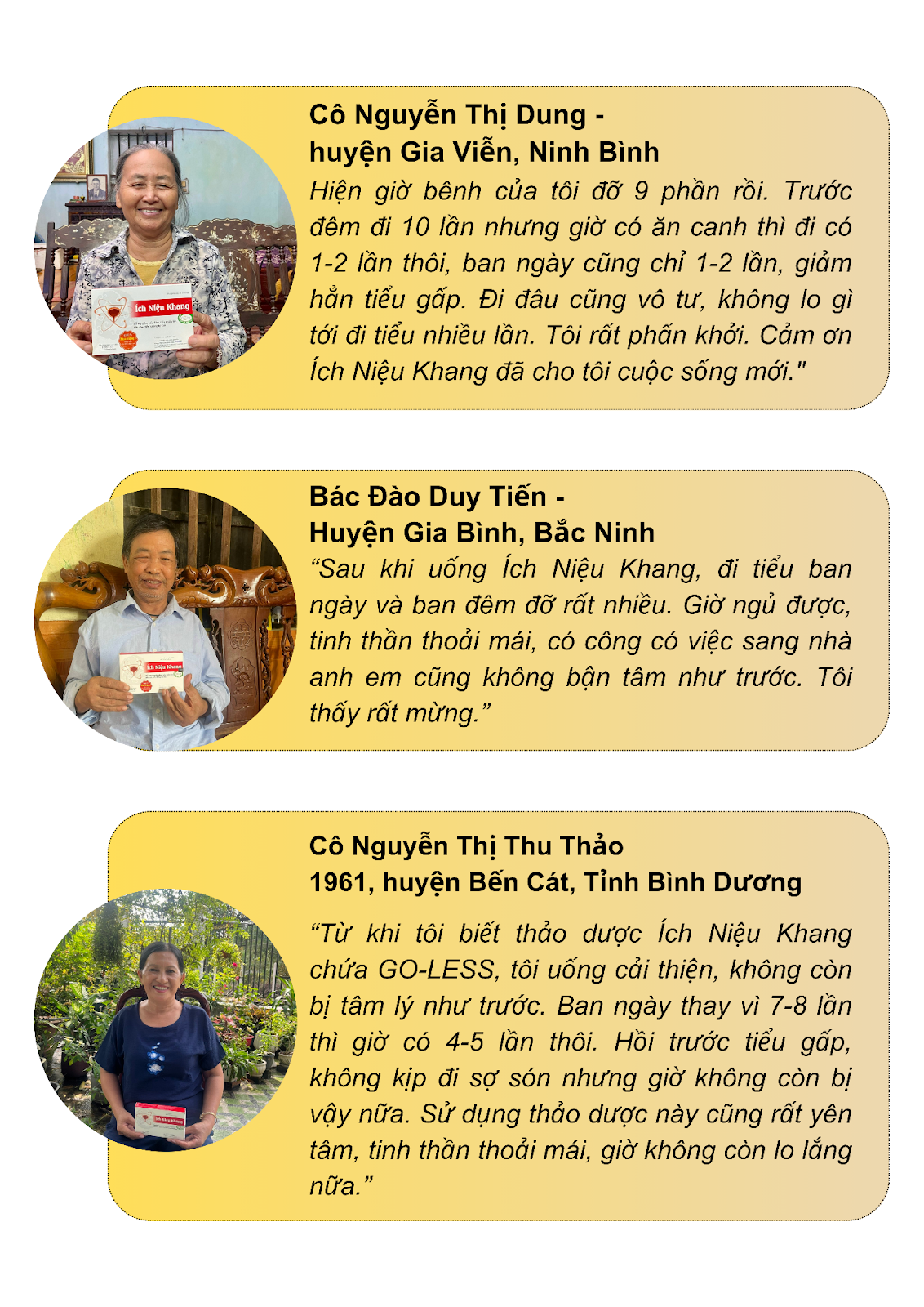 Tiểu đêm 3-4 lần suốt nhiều năm - Người cựu chiến binh có thay đổi bất ngờ nhờ Ích Niệu Khang - 5