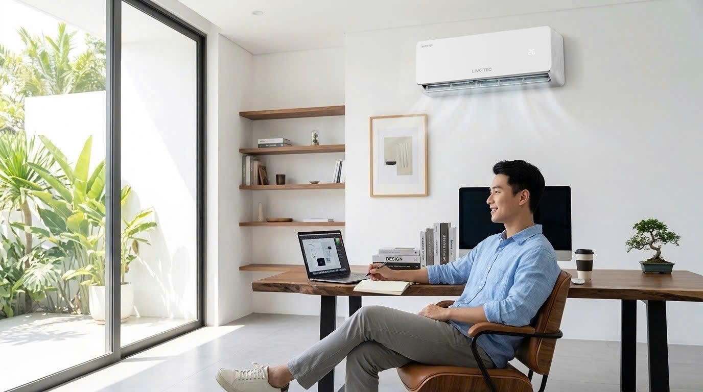 3 chia sẻ chân thực về điều hòa Livotec Inverter DHV-Series: Lạnh và êm ru như bàn tay mẹ - 3