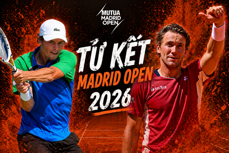 Tennis đỉnh cao Madrid Open: Zverev phục hận Cobolli, Ruud đối đầu ẩn số Blockx - 2