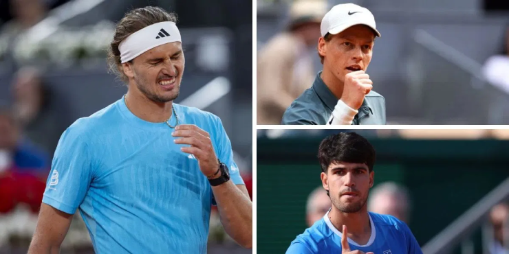 Sinner bỏ xa Alcaraz, "Búp bê" Kostyuk bay cao (Bảng xếp hạng tennis 4/5) - 1
