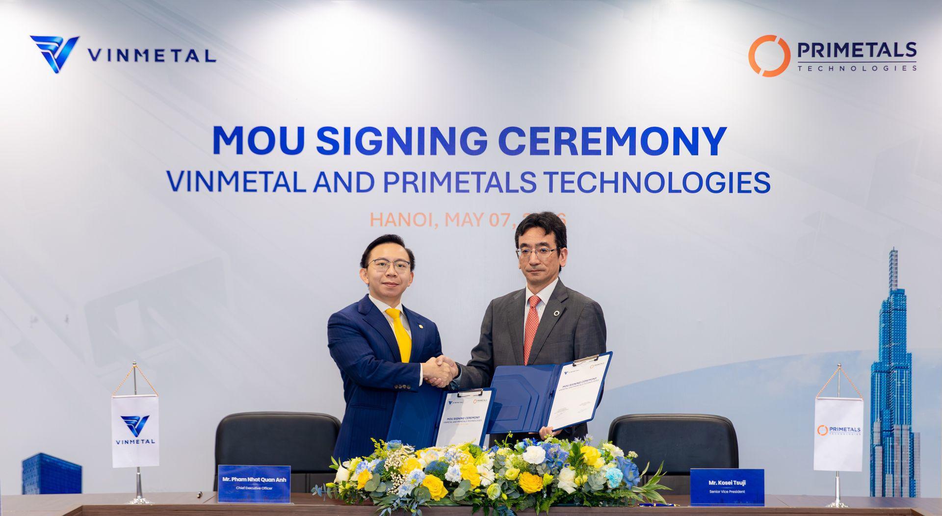 VinMetal hợp tác Primetals phát triển công nghệ sản xuất thép tiên tiến hàng đầu thế giới - 2