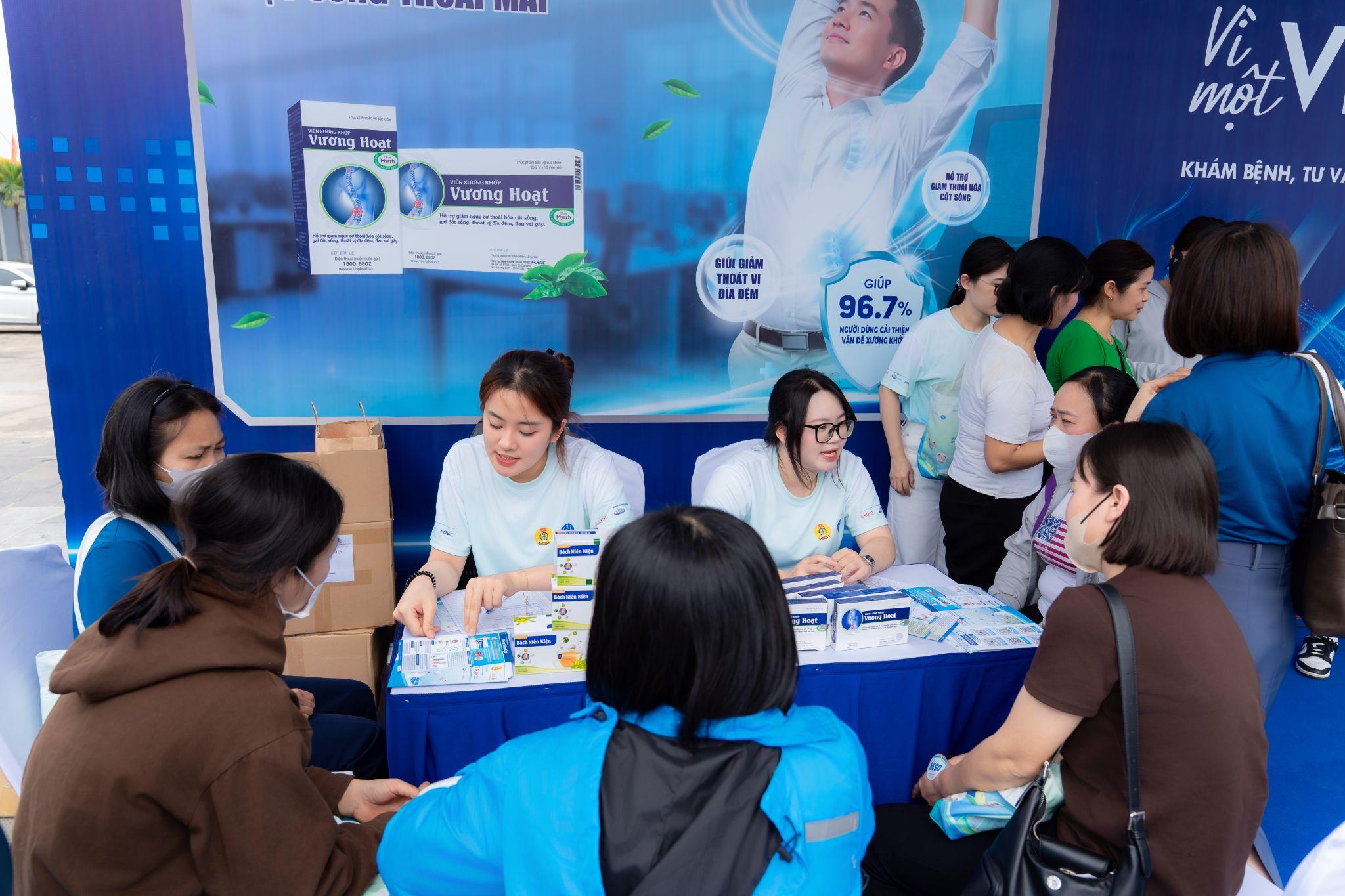 3.000 công nhân tại Bắc Ninh nguy cơ bị đau khớp được Dược phẩm FOBIC tư vấn sớm. - 7