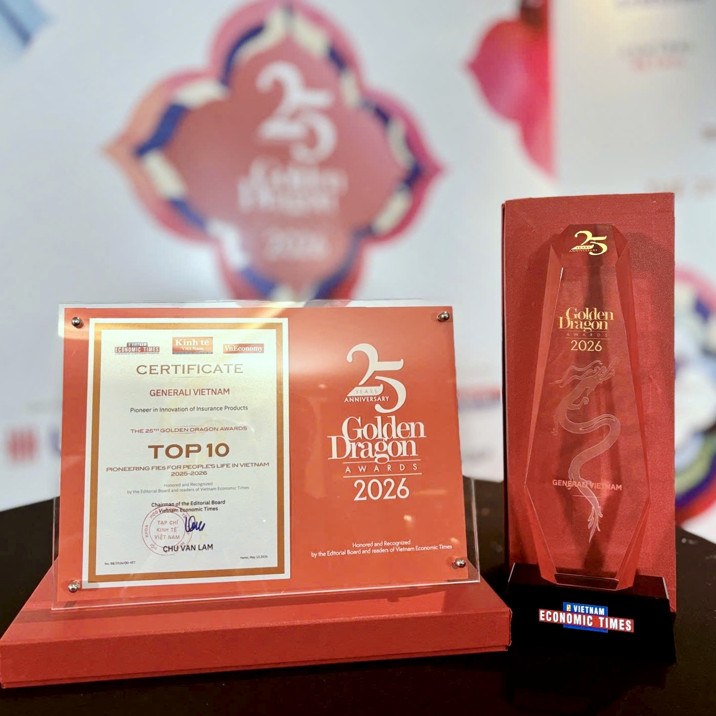 Generali Việt Nam khẳng định vị thế trong đổi mới sản phẩm bảo hiểm tại Giải thưởng Rồng Vàng 2026 - 3