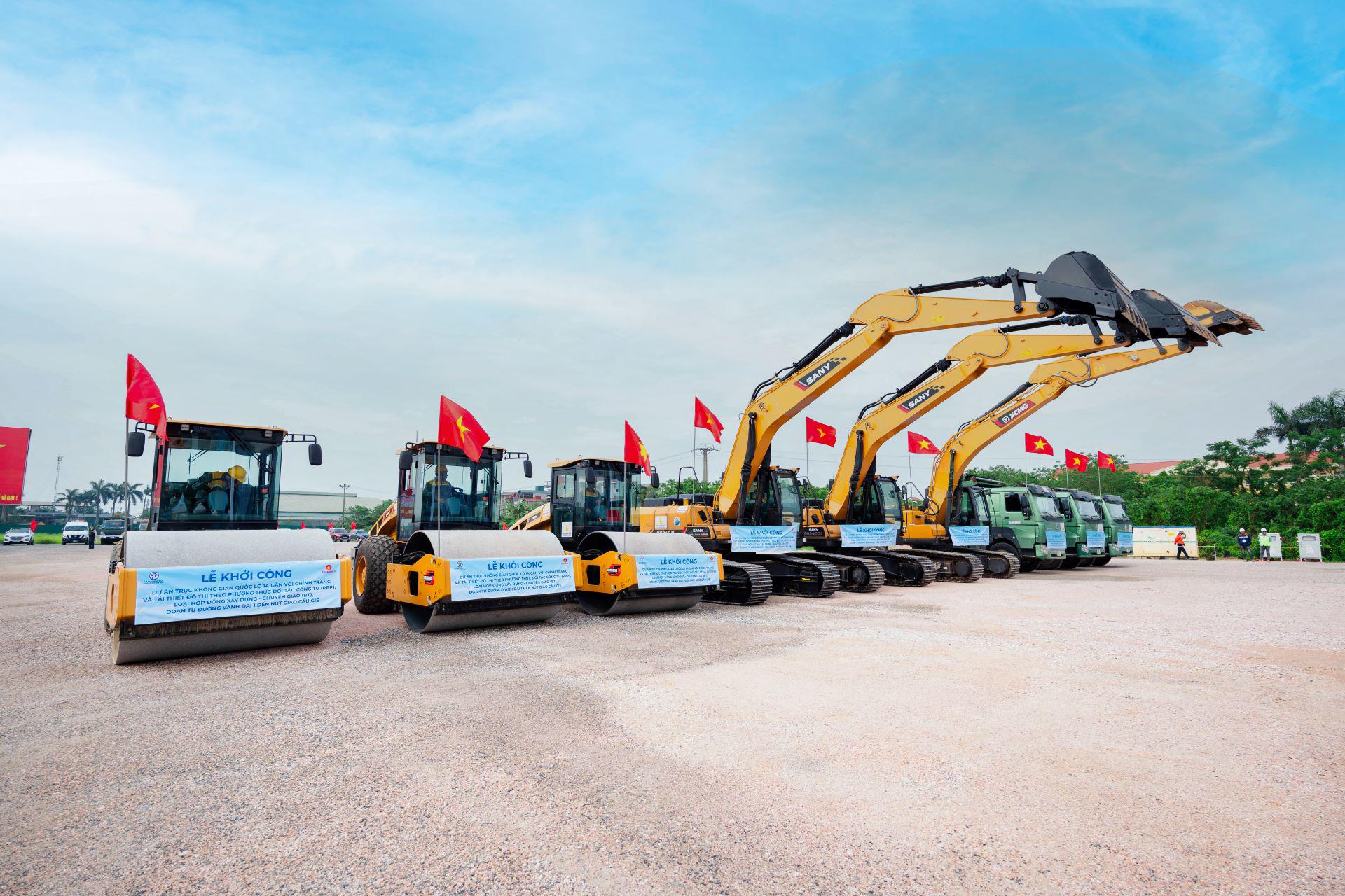 Khởi công dự án mở rộng quốc lộ 1A đoạn từ vành đai 1 đến nút giao Cầu Giẽ - kiến tạo trục giao thông hiện đại bậc nhất Việt Nam - 4