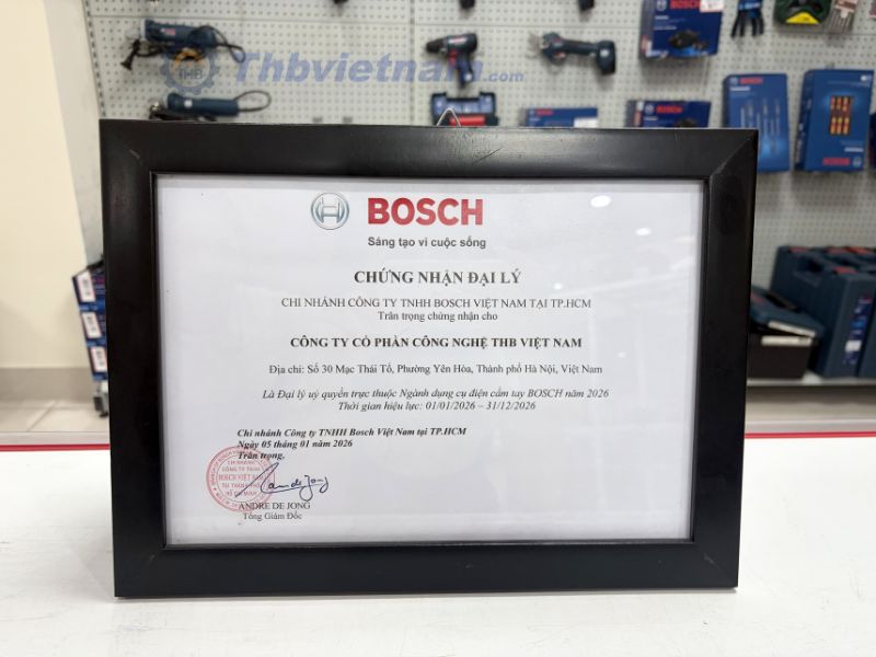 THB Việt Nam - Đại lý cấp 1 và trung tâm bảo hành ủy quyền của Bosch tại Việt Nam - 1
