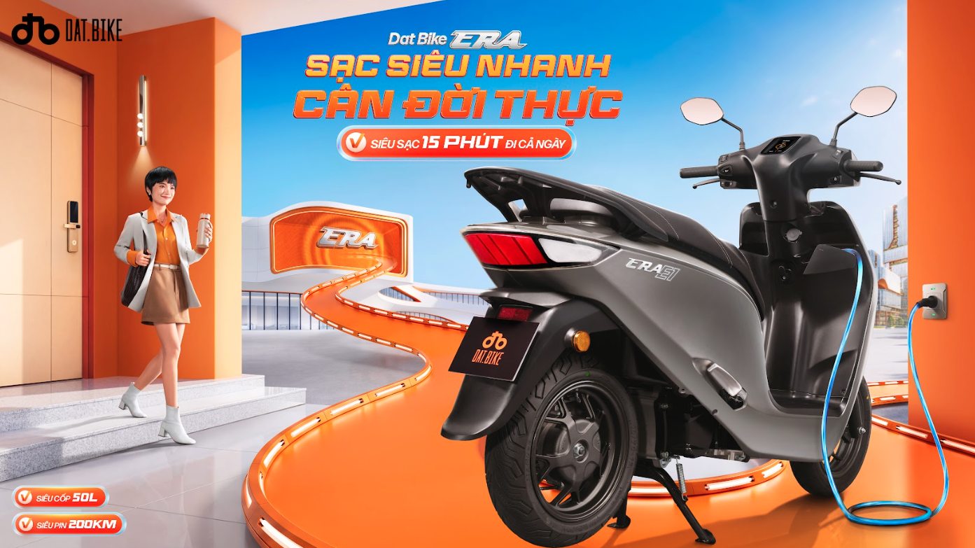 Dat Bike ERA: Xe điện gia đình dưới 30 triệu “đủ cân đời thực” - 2