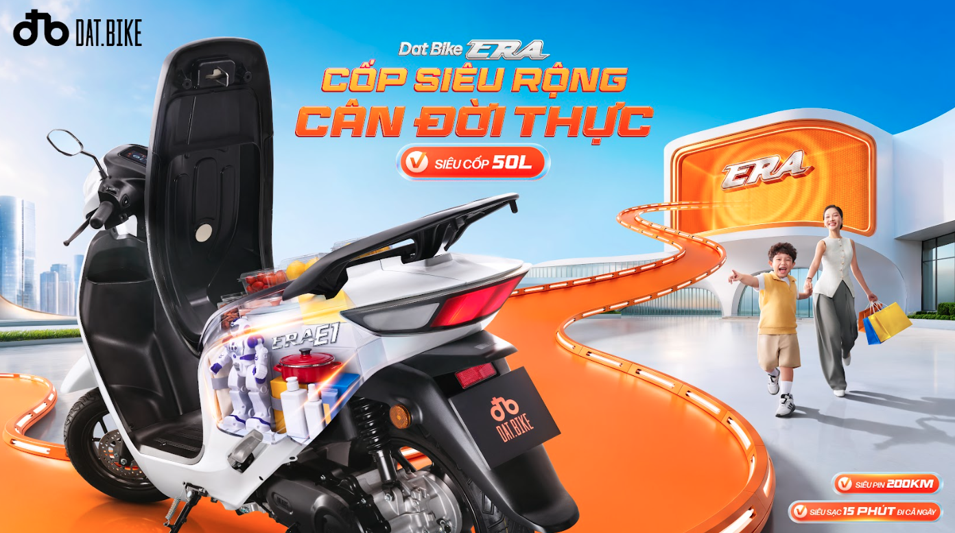 Dat Bike ERA: Xe điện gia đình dưới 30 triệu “đủ cân đời thực” - 5