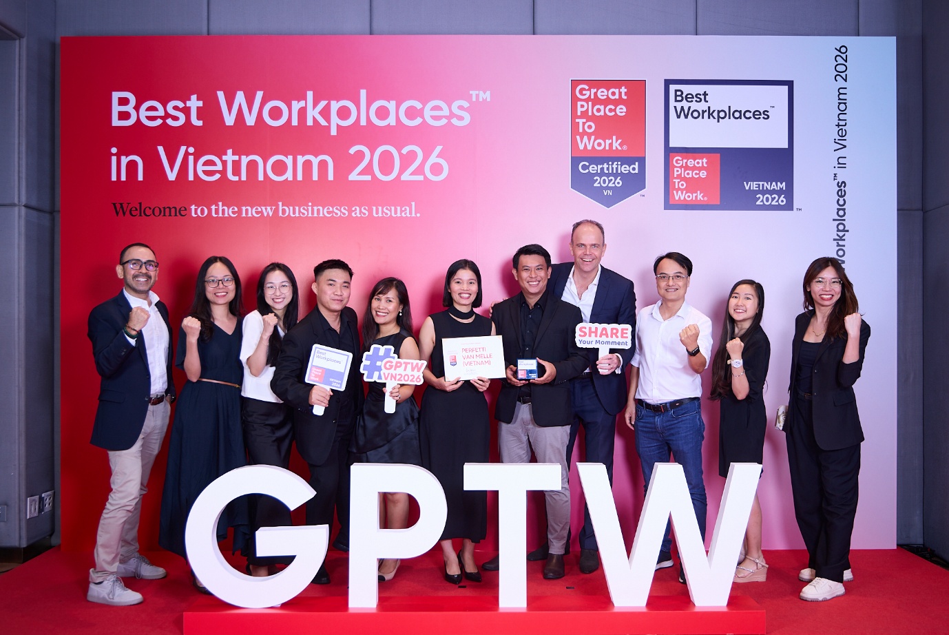 Perfetti Van Melle Việt Nam ghi danh Top 4 nơi làm việc xuất sắc hàng đầu Việt Nam 2026 - 2