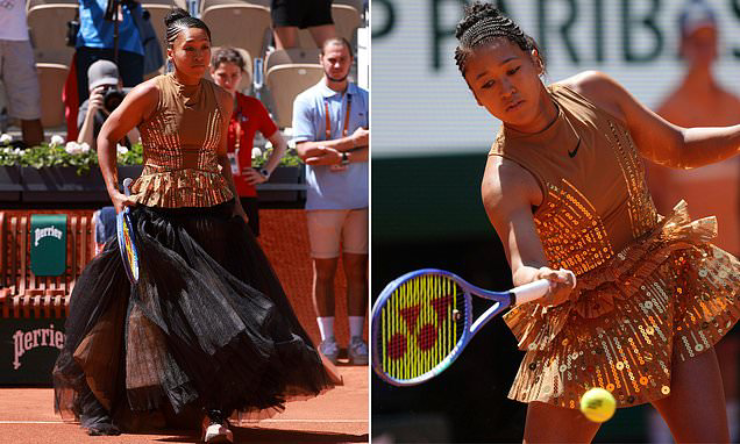 Cựu số 1 thế giới mặc đồ độc lạ ở Roland Garros, đối thủ ức chế vì quá màu mè - 1