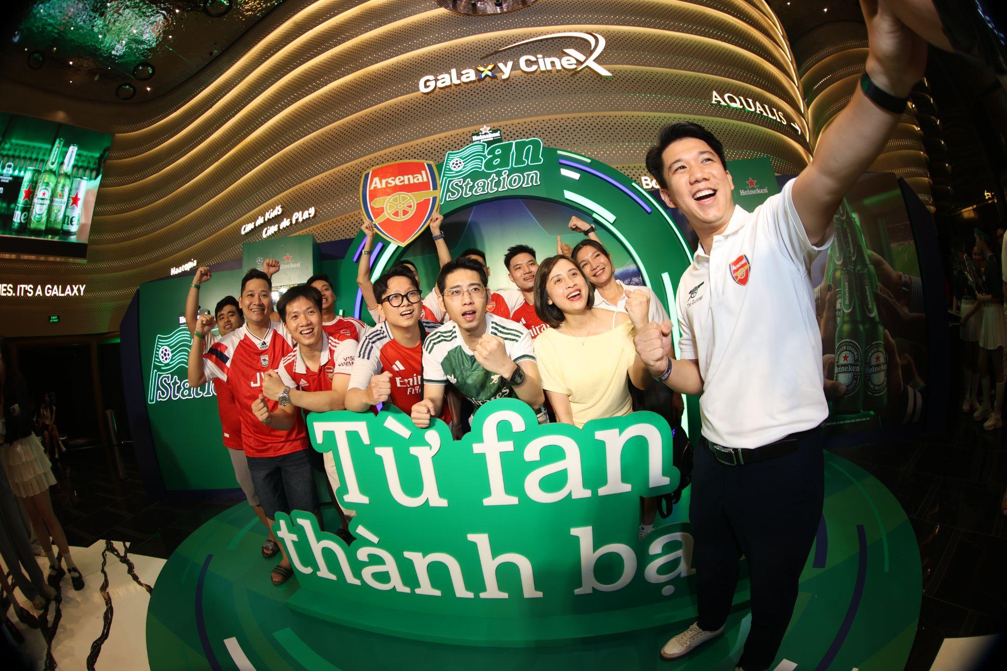 Heineken FanStation bùng nổ kết nối trong đêm PSG giữ ngôi vương trước Arsenal - 1