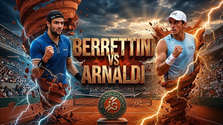 Tennis đỉnh cao Roland Garros: Berrettini - Arnaldi đấu trận lịch sử, Cobolli quyết hạ Aliassime - 2