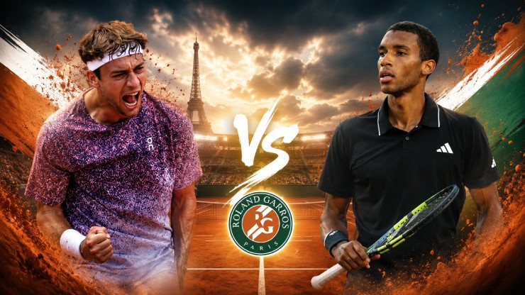 Tennis đỉnh cao Roland Garros: Berrettini - Arnaldi đấu trận lịch sử, Cobolli quyết hạ Aliassime - 1