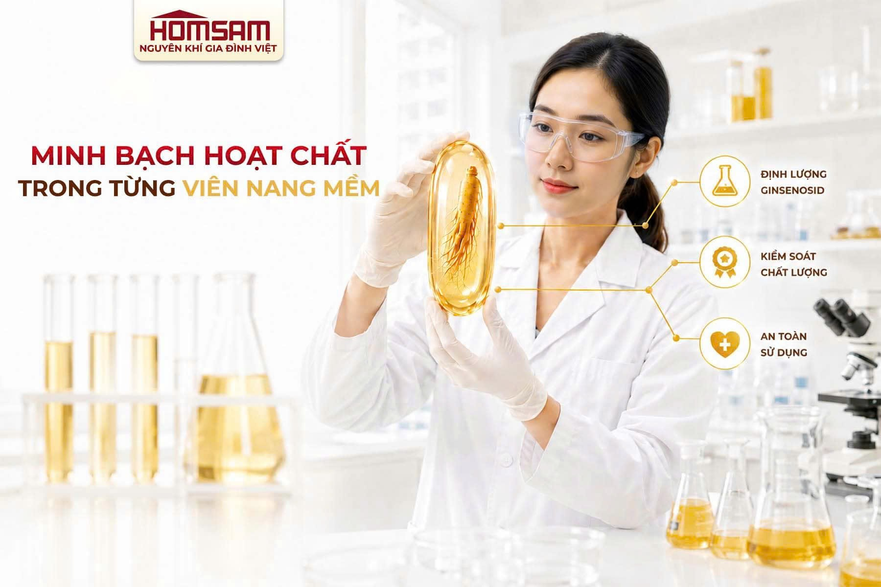 Homsam chuẩn mực hóa giá trị nhân sâm theo định hướng dược học hiện đại - 5