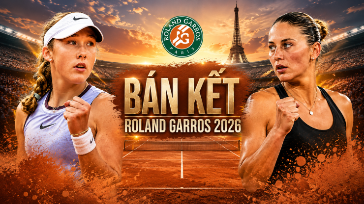 Bán kết tennis Roland Garros: "Sharapova mới" gặp "Búp bê Ukraine", Shnaider đấu Chwalinska - 1
