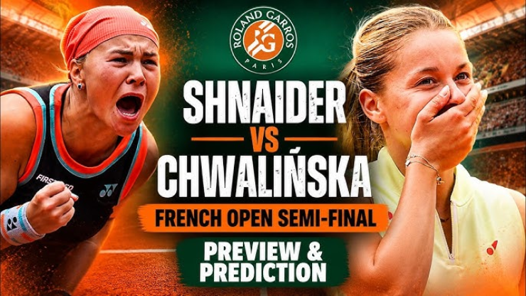 Bán kết tennis Roland Garros: "Sharapova mới" gặp "Búp bê Ukraine", Shnaider đấu Chwalinska - 2