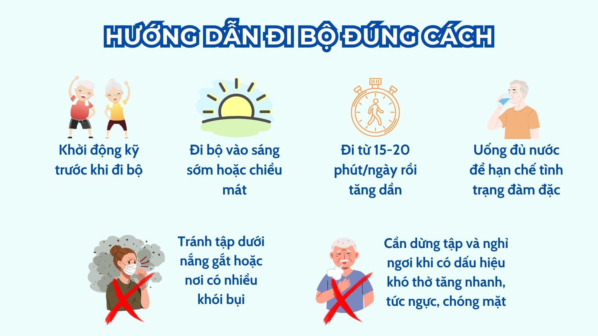 Người bị đàm, ho, khó thở có nên đi bộ mỗi ngày? Nhiều người đang hiểu sai! - 2
