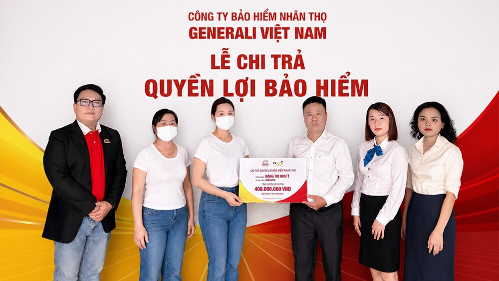 Generali Việt Nam và PVcomBank thực hiện cam kết với khách hàng, chi trả hơn 1 tỷ đồng quyền lợi bảo hiểm - 1