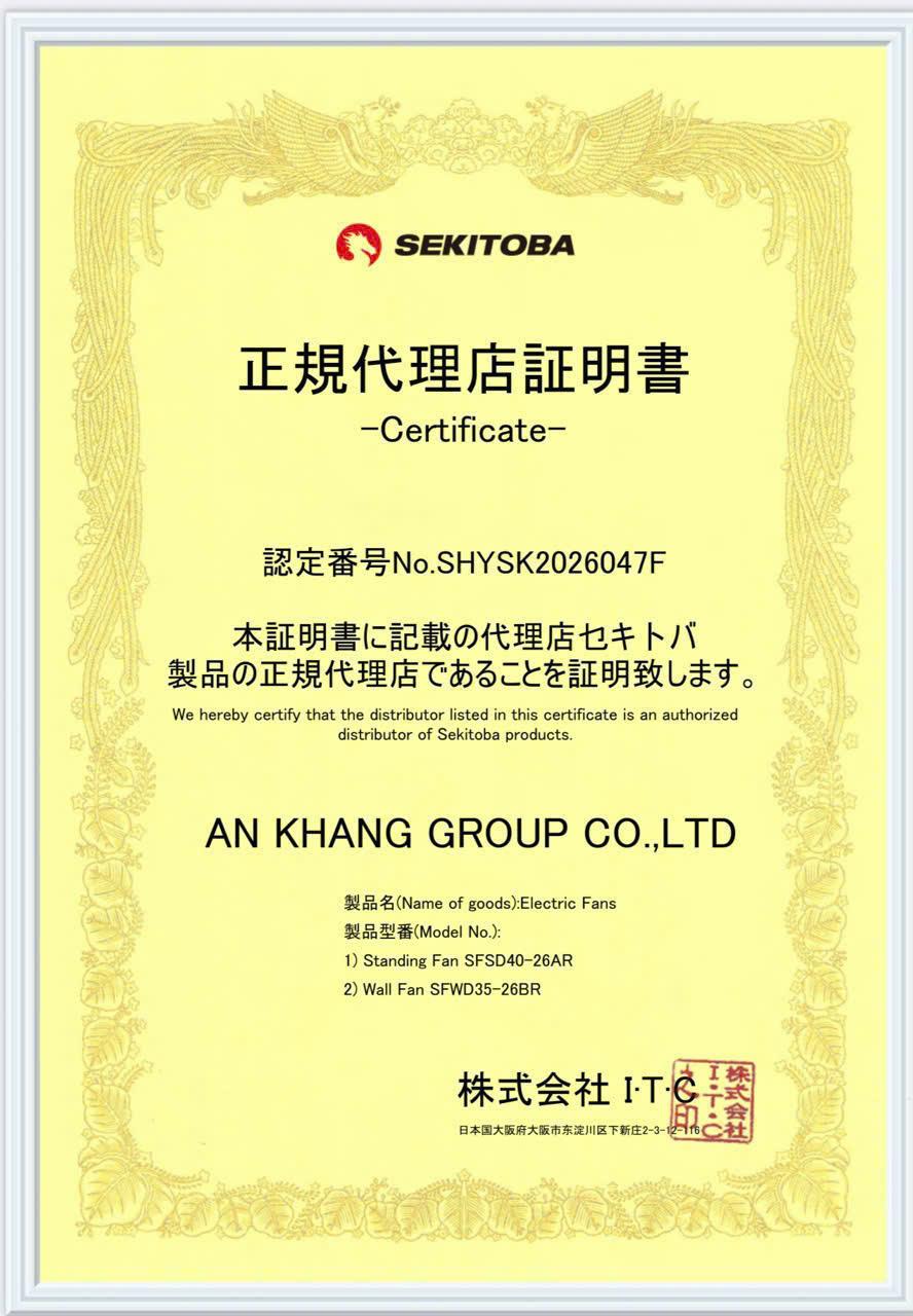 Thương hiệu quạt Nhật Bản Sekitoba chính thức vào Việt Nam - 1