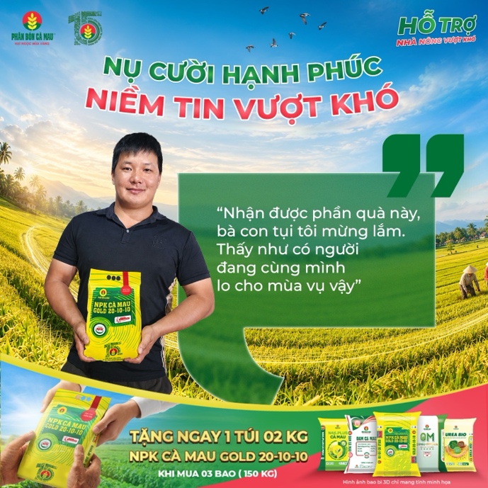 Từ những túi NPK Cà Mau trao tay đến niềm tin được lan tỏa - 1