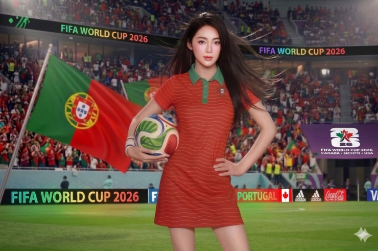 Á khôi người Tày "mê mệt" Ronaldo, cháy hết mình vì ĐT Bồ Đào Nha ở World Cup - 1