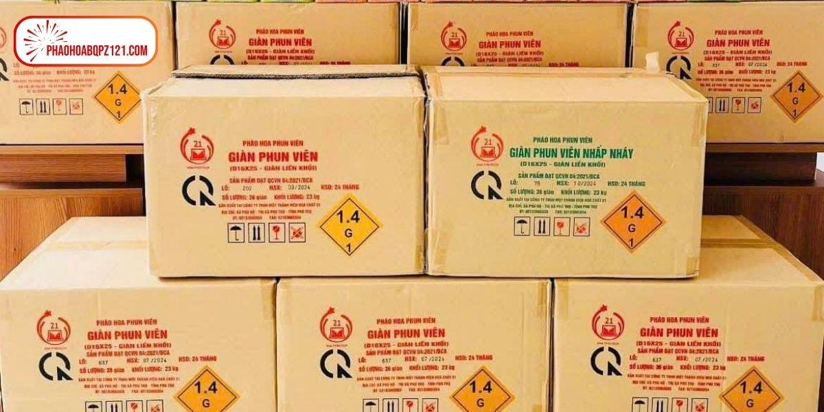 Bảng giá pháo hoa Bộ Quốc phòng Z121 mới nhất 2026 - 3