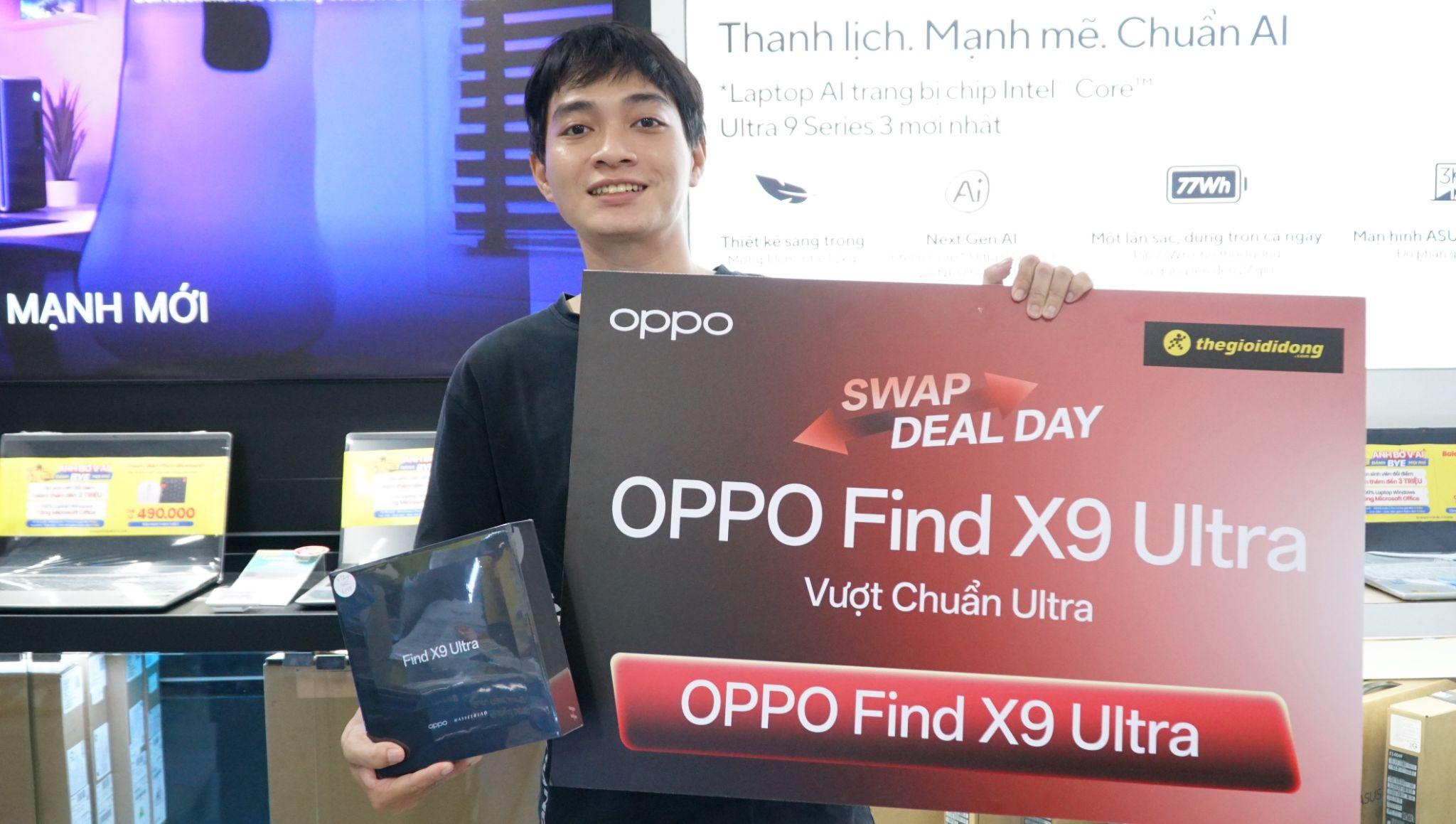 Tín đồ công nghệ đồng loạt đổ bộ Thế Giới Di Động, mang Ultra cũ đổi siêu phẩm OPPO Find X9 Ultra - 5