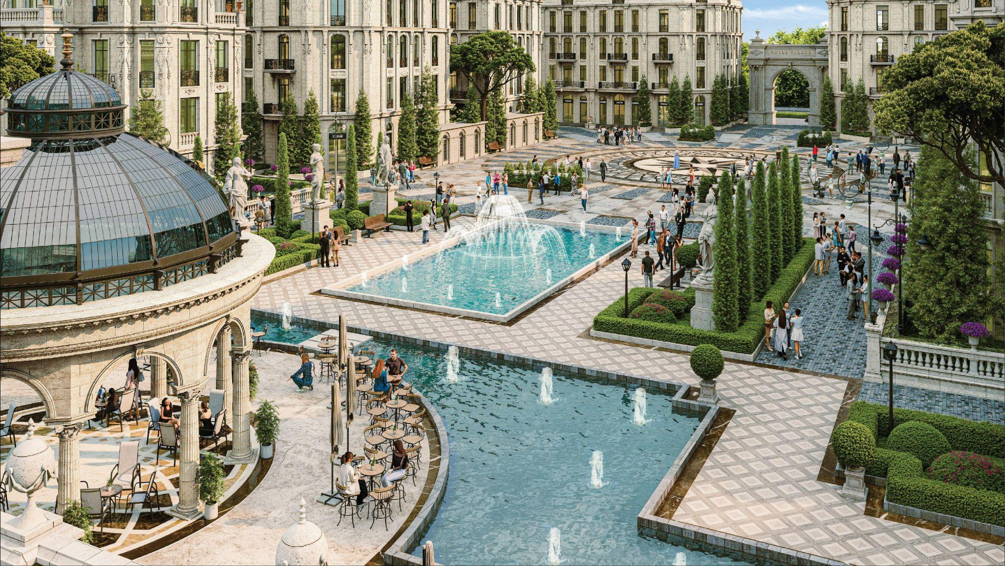 Crown Grand Mansion: Bộ sưu tập dinh thự và shopvillas đón đầu tiềm năng thương mại tại Tây Hồ Tây - 7