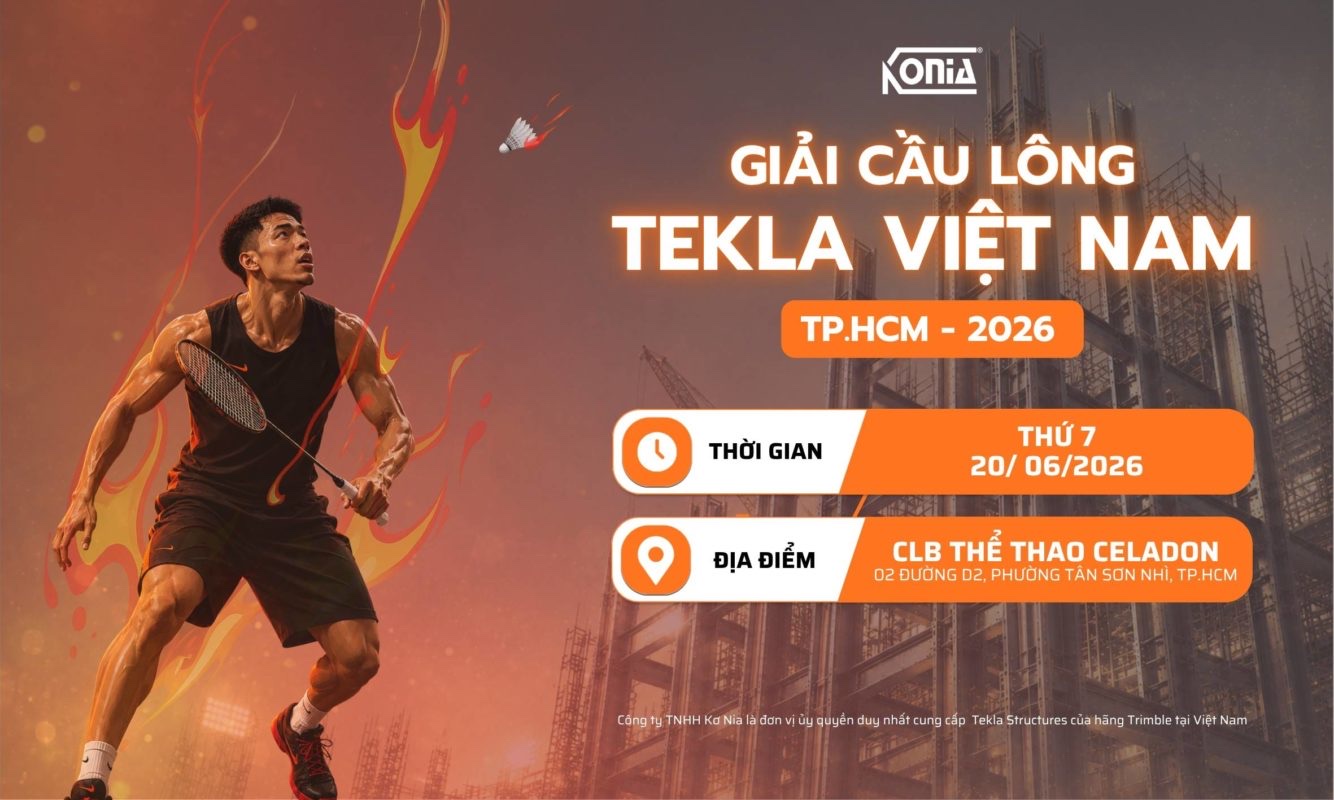 Tekla Structures gắn kết cộng đồng người dùng qua Giải Cầu Lông Tekla Việt Nam 2026 - 1