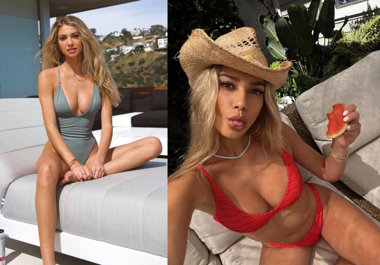 Nàng WAGs golf đẹp bậc nhất thế giới, gặp sự cố "đỏ mặt" khi nhảy lên ăn mừng - 2