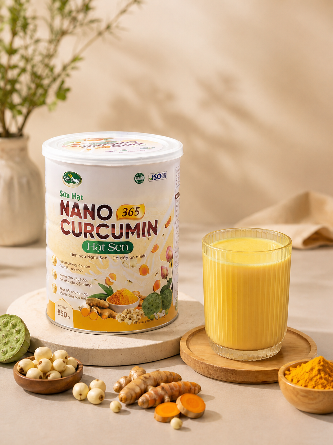 Sữa hạt Nano Curcumin Hạt Sen 365 cứu tinh cho cơ thể có thói quen ăn uống không lành mạnh - 2