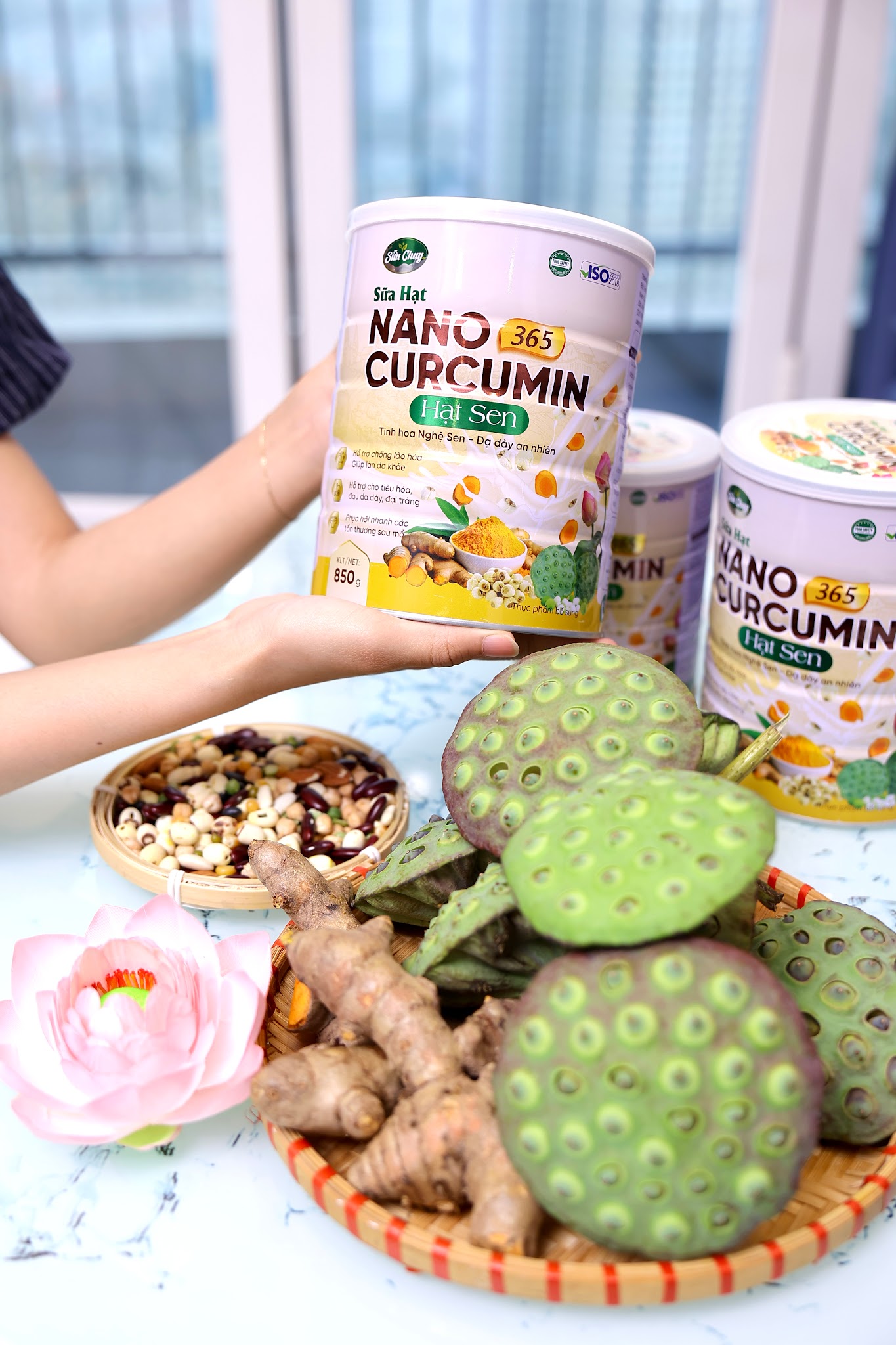 Sữa hạt Nano Curcumin Hạt Sen 365 cứu tinh cho cơ thể có thói quen ăn uống không lành mạnh - 3