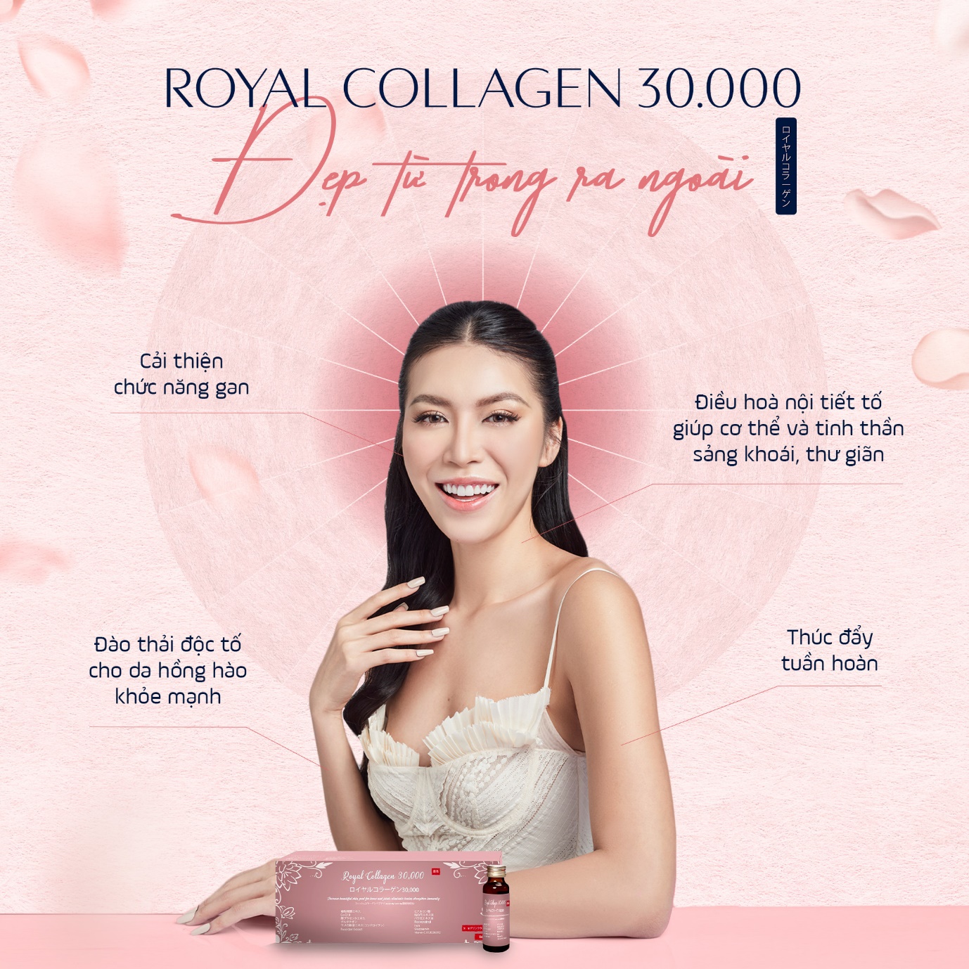 Phái đẹp tò mò về sự vượt trội của công nghệ collagen của Royal collagen 30.000 - 4