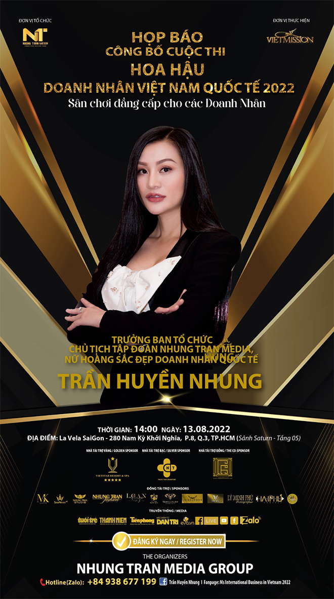 Nhà báo Nguyễn Công Khế cố vấn cuộc thi Hoa Hậu Doanh Nhân Việt Nam Quốc tế 2022 - 2