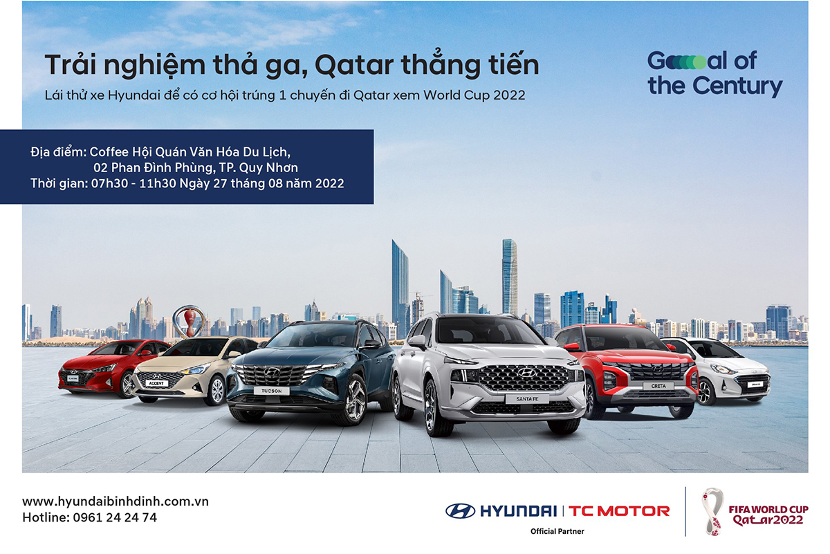 Hyundai Bình Định: “Trải nghiệm thả ga – Qatar thẳng tiến” - 1