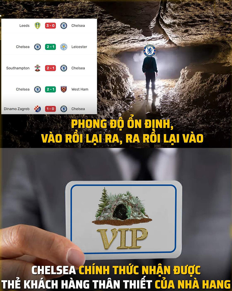 Ảnh chế: Chelsea "ngã ngựa" mở màn cúp C1, fan phải "trốn vào hang" - 2