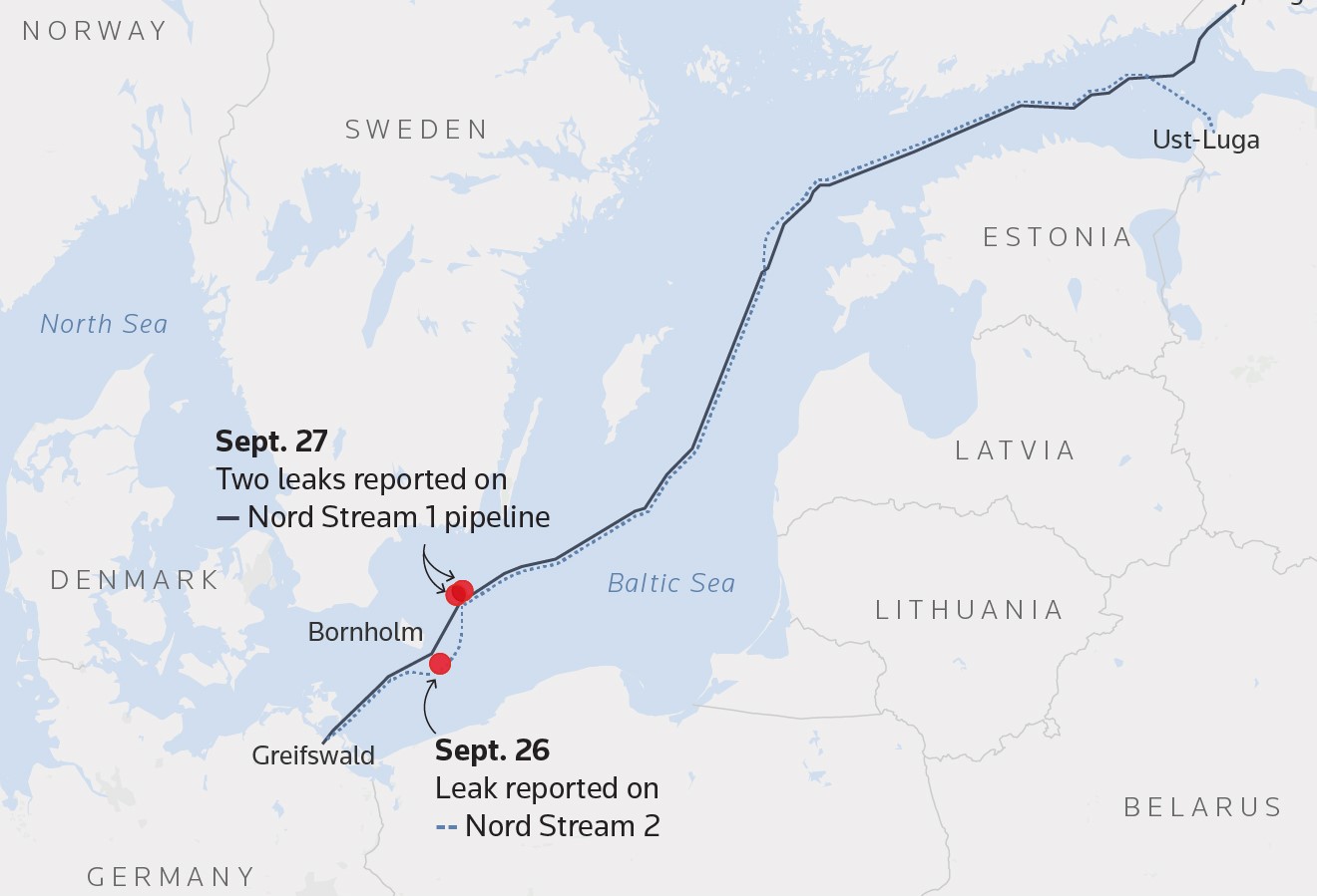 Vụ 2 đường ống Nord Stream của Nga bị hư hại: NATO lên tiếng - 1