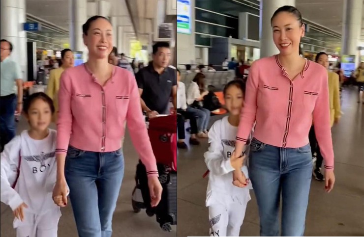 Hoàng Thùy Linh, hoa hậu Việt lộ nhan sắc thật qua loạt ảnh "bị chụp lén" ở sân bay - 1