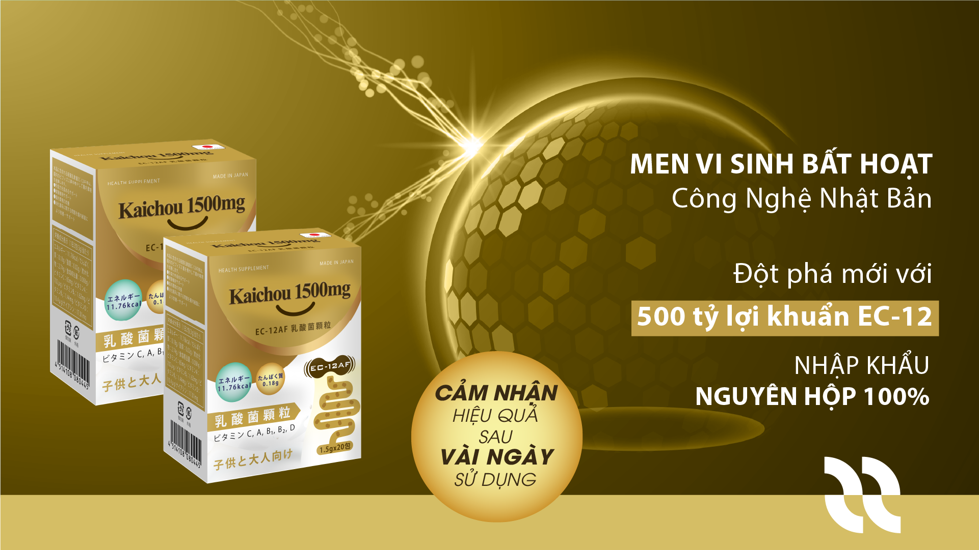 Review Kaichou 1500mg - Liệu pháp men vi sinh bất hoạt với 500 tỷ lợi khuẩn EC-12 cho trẻ nhỏ và người lớn - 4