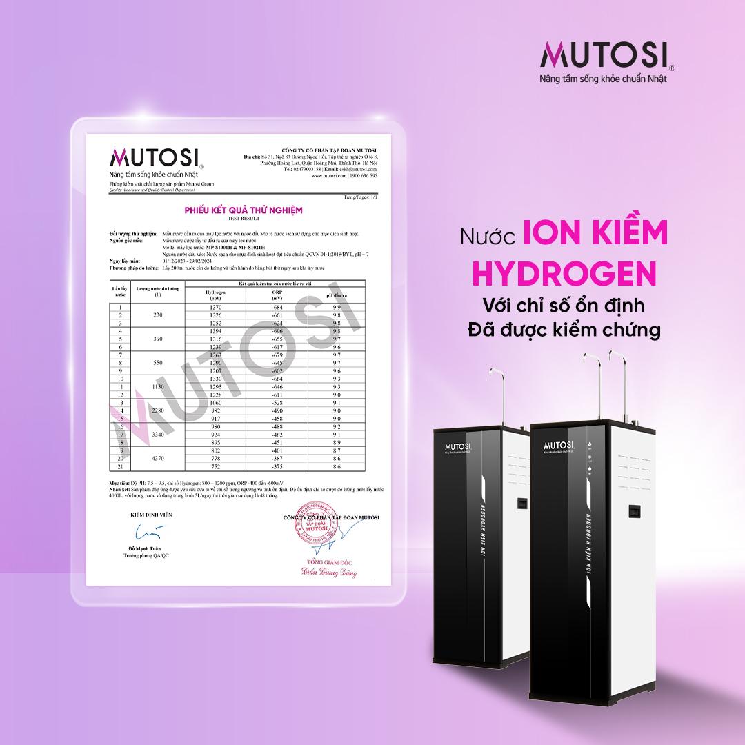 Khám phá máy lọc nước ion kiềm Hydrogen Mutosi thế hệ mới: an toàn, bền bỉ, khỏe mạnh trong từng giọt nước - 2