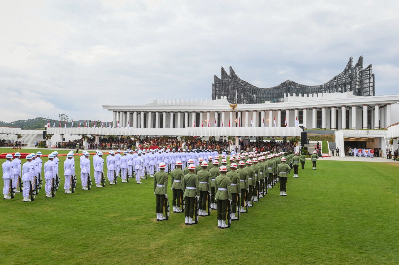 Ảnh: Lễ quốc khánh của Indonesia tại siêu dự án thủ đô mới - 1