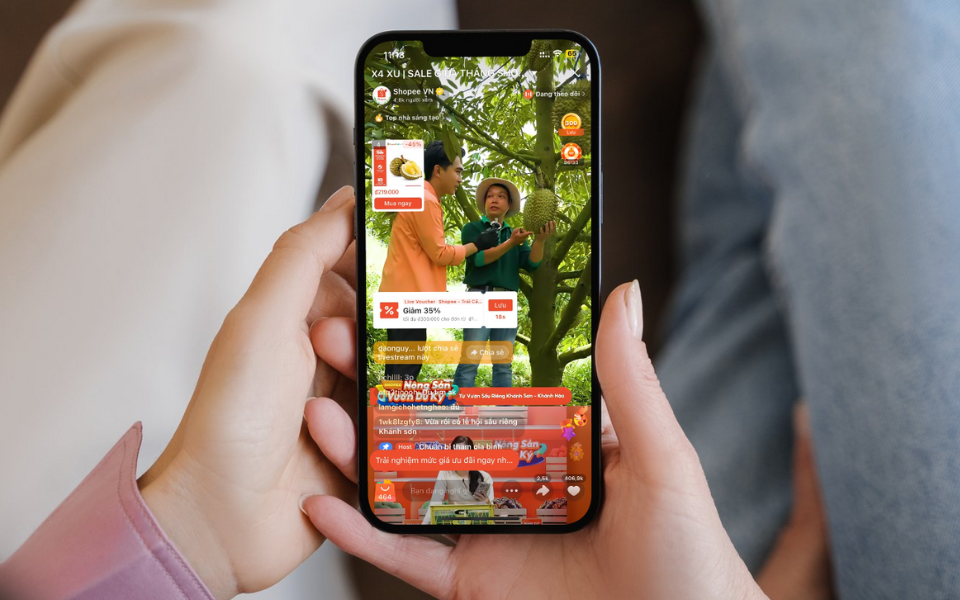 Cơ hội cho nhà nông từ các phiên livestream bán trái cây trên Shopee - 1
