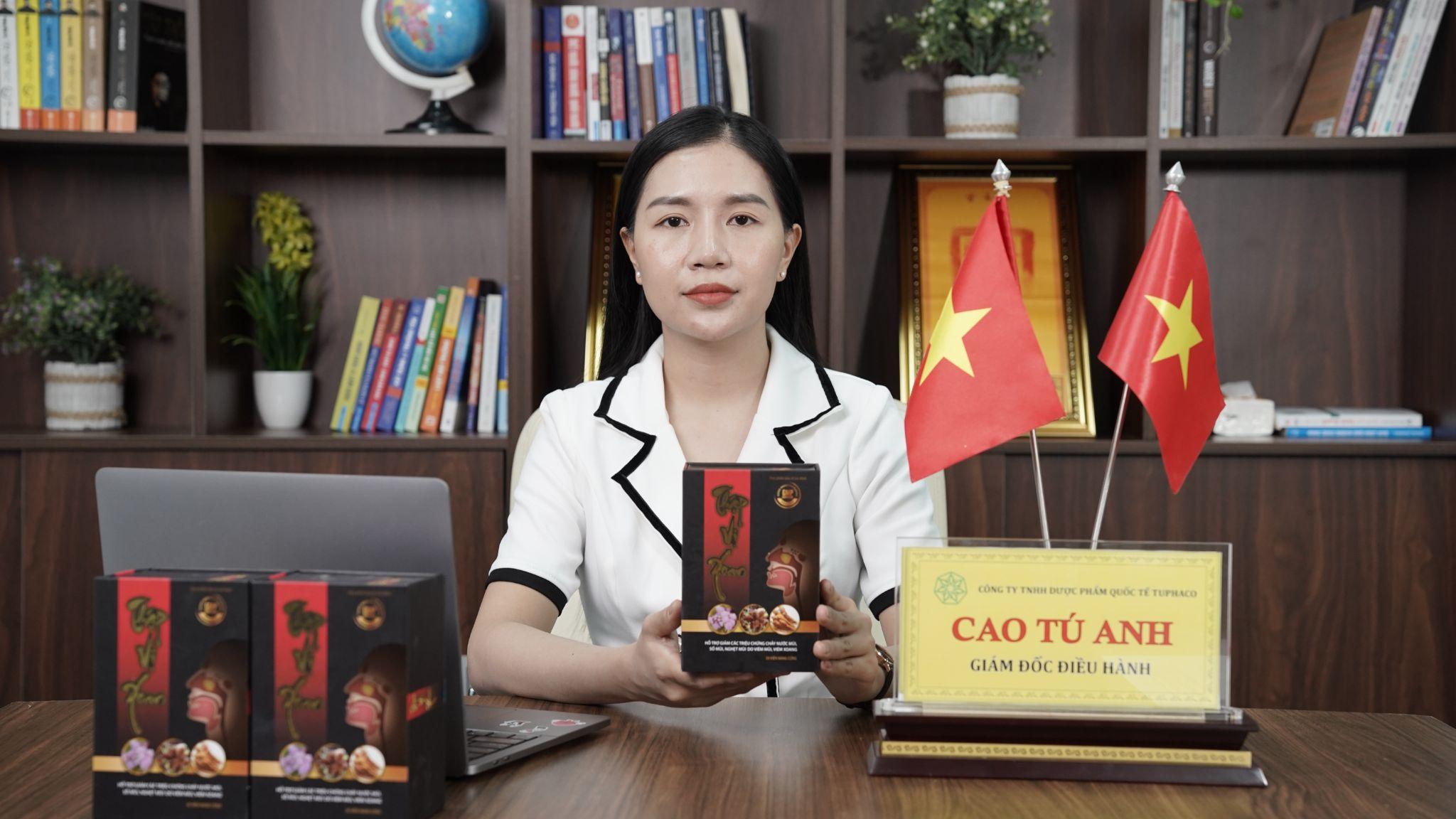 CEO Cao Tú Anh và hành trình tâm huyết với Thập Vị Xoang - Thương hiệu tiên phong cho người viêm xoang viêm mũi - 1